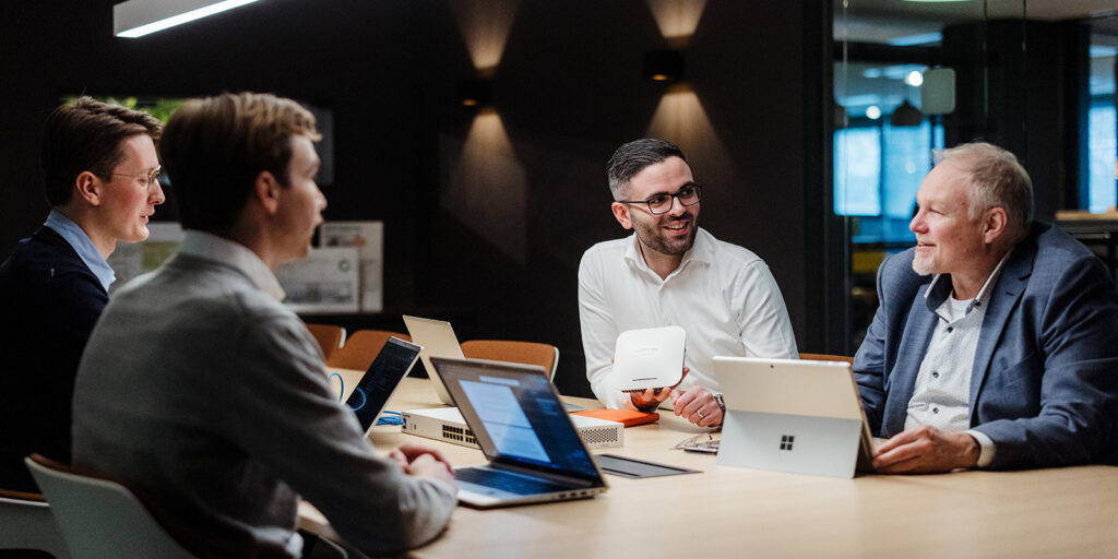 Moderne werkplek header